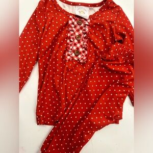 24M Swoon Baby Red Polka Dot Pajama Set